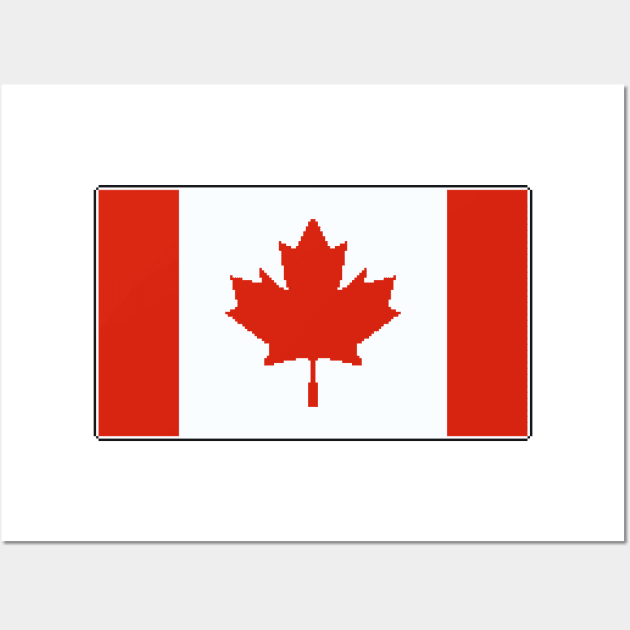 canada flag Wall Art by pixel eats sugar